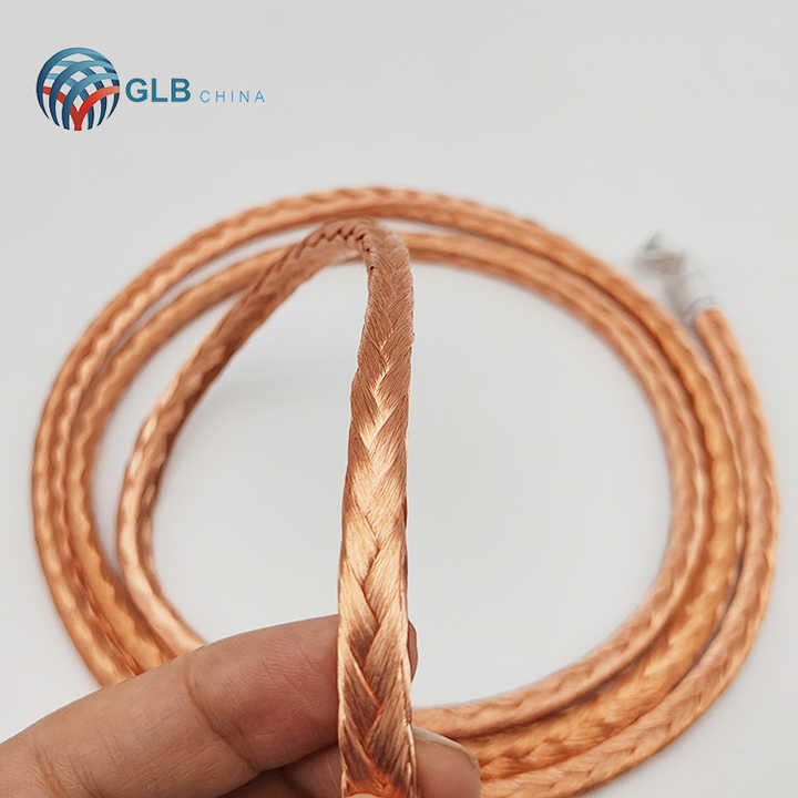XMRISE Flat gevlochten koperen Drain Kabel Electric Stranded Bare Flexibele Spiral Grounding Lead geleidende geleiders 3m,12#:1.8mmX20mmx3m/9.84ft