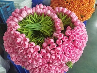 Fleurs artificielles de tulipes décoratives, tige unique en bourgeon, tulipe pour fête de mariage, bureau, décoration de la maison, décor de fête