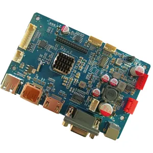 带RS232协议的LCD显示控制器板支持外部传感器控制 (通过I2C或ADC)