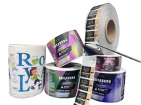 Etiqueta Autoadhesiva de Papel Impermeable, Resistente al Aceite y Ecológica de Alta Calidad, Impresión Personalizada CMYK/Offset