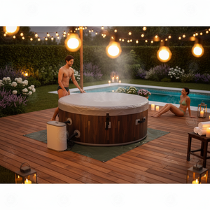Spa gonflable personnalisé économique 2026 à structure stable pour extérieur, idéal pour les divertissements de jardin et les vacances - Product Image 3