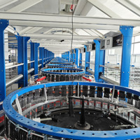 Machine à fabriquer des sacs tissés en plastique à réduction de vibrations avec moteur pour des tâches de tissage continues sur de longues heures