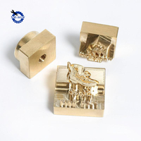 Kit de moules personnalisés pour machine de marquage à chaud DIY en laiton pour cuir, avec tampons en relief lettres, chiffres et alphabet en métal