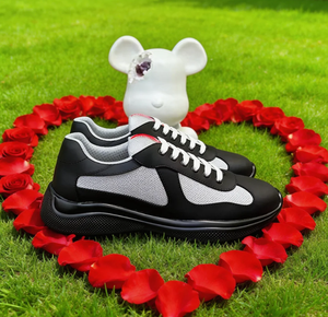 Chaussures de sport décontractées pour hommes de marque de créateur, respirantes, en cuir véritable, haute qualité, taille 35-48 - Product Image 5