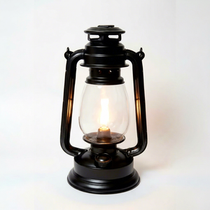 Handmade Vintage Black Metal <b>Hurricane</b> <b>Lantern</b> Oil Lamp Rustic Farmhouse Camping <b>Lantern</b> Decorative <b>Hurricane</b> Lamp for Indoor - Product Image 1