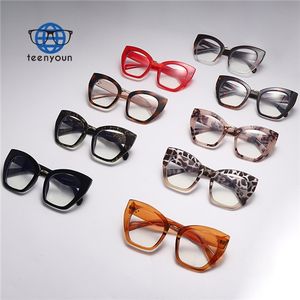 Teenyoun แว่นตาออพติคอลใบใหญ่สำหรับผู้หญิงแว่นตาแฟชั่นแก้วกันแสงสีฟ้าแว่นตาคอมพิวเตอร์ออกแบบโลโก้ได้ตามต้องการ - Product Image 4
