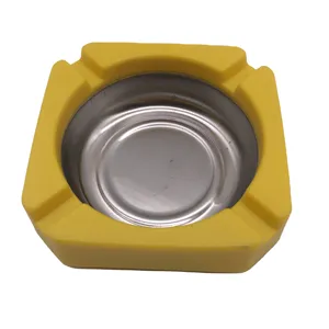 Wholesale Customize Ashtray Square Stainless Steel Portable Ashtray