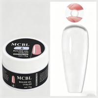 Lampe LED MCB PRO pour extension d'ongles sans transfert, gel de construction acrylique 3D pour sculpture et French manucure à base d'eau