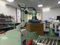 Máquina Paletizadora de Cartones con Motor Servo, Estructura Resistente, Montaje en Suelo, Caja de Plástico, Fácil Programación, para Palés Europeos
