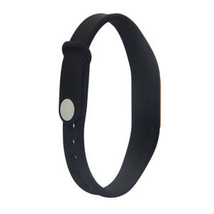 하이 퀄리티 13.56Mhz NFC 칩 <span class=keywords><strong>RFID</strong></span> 블랙 실리콘 팔찌 팔찌 팔찌 호텔 - Product Image 3