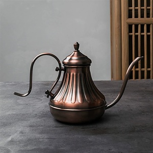 Macchina da caffè tè caffè bollitore in acciaio inox bocca Fine a collo di cigno <span class=keywords><strong>caffettiera</strong></span> beccuccio lungo versare sopra la flebo - Product Image 4