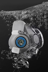 Máscara de Gás Reutilizável SK6200 de 3 Camadas com Válvula de Respiração, <span class=keywords><strong>Anti</strong></span>-Poeira e <span class=keywords><strong>Anti</strong></span>-Odor para Ambientes Industriais - Product Image 2