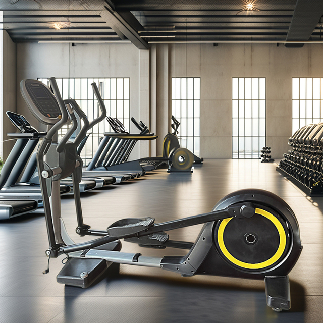 New Design Indoor Electric & Manual Exercise Bike Machine Home Use Magnetic Brake System Elliptical Trainer