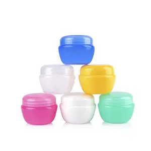 5g 10g 20g 30g 50g couleurs vide en plastique cosmétique PP pot champignon Type visage crème pots