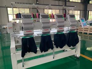 YUNFU Multifunction 4 <strong>Heads</strong> <strong>Embroidery</strong> <strong>Machine</strong> Computerized Low Price for t Shirt Hat Flat Commercial <strong>Embroidery</strong> <strong>Machines</strong> - Product Image 3