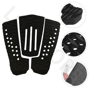 Tapis antidérapant en EVA pour planche de surf, noir, avec support adhésif pour paddleboard et planche de surf - Product Image 1