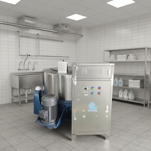 Machine d'extraction d'eau industrielle électrique en acier inoxydable pour blanchisserie Sunflower - Product Image 3