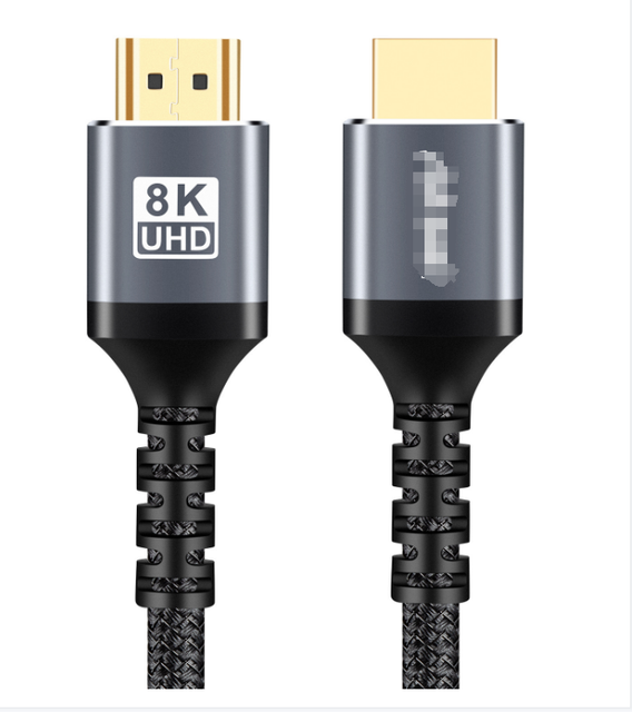 2 Meter HDMI 2.1 Gold-Plated Cable for 8K 60Hz 4K 120Hz Smart Home Product for TV Computer Monitor Data Projector Connectivity