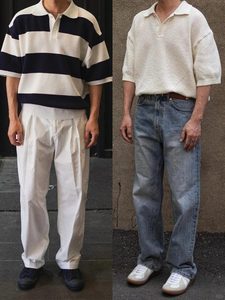 Suéter <span class=keywords><strong>de</strong></span> Hombre con Diseño Coreano Otoño/Invierno, Holgado, Suministro ODM para Camiseta POLO 24 - Product Image 3