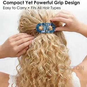 مشبك شعر مغناطيسي ذكي مبتكر بتصميم جديد وشعار مخصص، رائج البيع، مشبك شعر صغير للنساء - Product Image 3