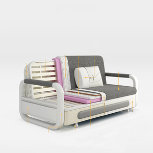 沙发床折叠两用2024新款家用小型单人客厅阳台多功能简易伸缩床 - Product Image 6