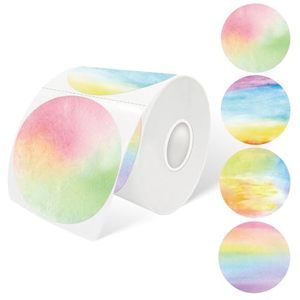Autocollants adhésifs holographiques de qualité supérieure |   Étiquettes rondes autocollantes pour cadeaux, artisanat et image de marque, entièrement personnalisables - Product Image 1