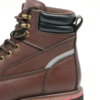 Bottes de sécurité de travail MaxiTough OEM unisexes mi-montantes avec embout en acier, imperméables, pour le secteur pétrolier et la sécurité, chaussures de protection
