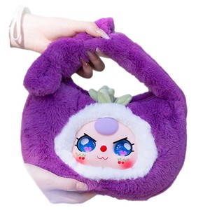 Bolso de mano de felpa con forma de fruta para bebés, juguete bonito, regalo unisex de 0 a 24 meses - Product Image 5