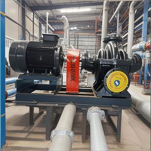 Pompe centrifuge à double aspiration à corps divisé à grand débit, fournie directement par l'usine CE, pour la circulation d'eau de refroidissement industrielle - Product Image 2