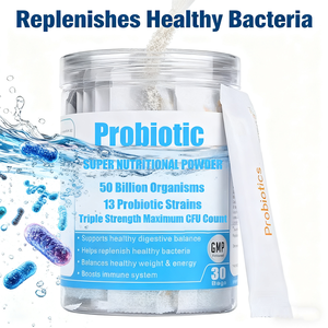 Superfood Probióticos a base de plantas Pérdida de peso Prebiótico orgánico y mezcla de probióticos Suplemento de fibra y enzima en polvo - Product Image 4