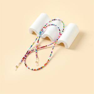 Cadena de perlas de vidrio hecha a mano de 70 cm para gafas, para el cuidado de gafas, Primavera 2025 - Product Image 3