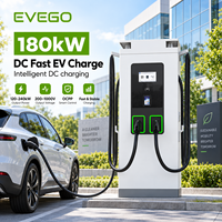 EVEGO Nouvelle Génération – Borne de Recharge Commerciale Électrique DC 120-180kW à Double Connecteur (CCS1, Chademo) Triphasée, Compatible OCPP 2.0.1, Étanche