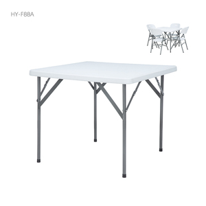 Mesas plegables cuadradas de plástico para banquetes, sillas plegables de plástico para eventos - Product Image 5