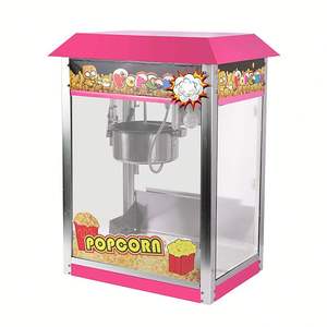 Distributeur Automatique de Popcorn Incl <span class=keywords><strong>Machine</strong></span> Baobaigu Caramel Machines Nostalgique Gaz Crevettes Double Pot Gaz Manuel Blanc Sur Roues - Product Image 3