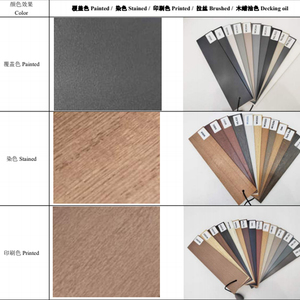 Persiane veneziane personalizzate In <span class=keywords><strong>legno</strong></span> veneziano spazzolato lamelle colorate formato elettrico incorporato per la tecnica di lucernario semplice per uso quotidiano - Product Image 6