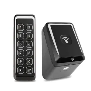 Waterproof Smart NFC 13.56MHz Mifare DESFire RFID Reader Wiegand wall mount QR Code Scanner Door Access Control