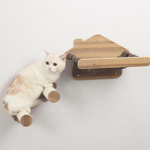 Muebles para gatos <span class=keywords><strong>DIY</strong></span>, marco de escalada para colgar en la pared, columna de agarre, hamaca, escalera, juguete de pommel para habitación - Product Image 6