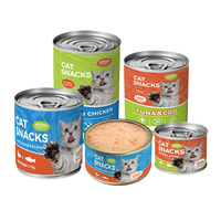 Makanan Hewan Peliharaan Grosir Kaleng Basah Ayam Sapi Tuna Resep Khusus untuk Anjing & Kucing Camilan Hewan Peliharaan Basah