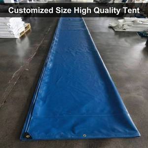 <span class=keywords><strong>Bâche</strong></span> en PVC éco-responsable enduite, imperméable, résistante aux déchirures et ignifuge pour tentes de camping et événements, certifiée ISO - Product Image 1