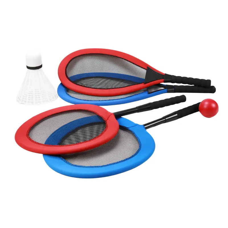 Soft Jumbo Big Beach Tennis Badminton Racket Raquete Racquet Ball Set for Kids Children Baby Custom Lawn Wholesale Prices