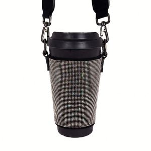 Bolsa Aislante Personalizada de Fábrica para Vaso Stanley de 40 oz con Correa de Hombro Ajustable y Funda de Neopreno con Pedrería - Product Image 1
