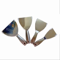Couteau à peinture et à mastic de qualité industrielle, avec manche en acier inoxydable et lame polie miroir, 2-6 pouces, pour bricolage