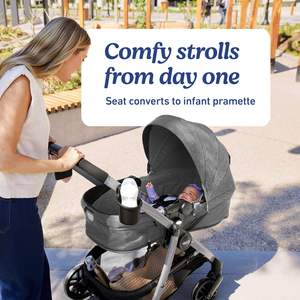 Système de voyage modulaire 3 en 1 en polyester et alliage d'aluminium, siège auto pour bébé et tout-petit, poussette, marcheur pliable pour bébé, <span class=keywords><strong>Ellington</strong></span>, fabriqué en Chine - Product Image 3