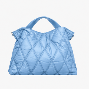 Women's Nylon Water Resistant Leopard Pattern Quilted Tote <b>Bag</b> Soft Puffy Lightweight Trendy Crossbody Shoulder Strap Purse - Product Image 1