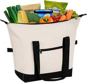 Sac isotherme en non-tissé personnalisé avec logo imprimé, poignée de transport, idéal pour le shopping, prix usine bas - Product Image 5