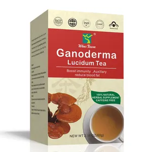 Il tè Ganoderma di marca propria migliora l'immunità aiuta l'abbassamento dei lipidi nel sangue tè Ganoderma bustine di tè salutari