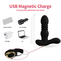 SEXBAY Amazon Explosiver Silikon-Prostatamassager Analplug Butt Plug Anal-Heiz-/Stoßvibrator Sexy Spielzeug Erwachsenen-Sexspielzeug