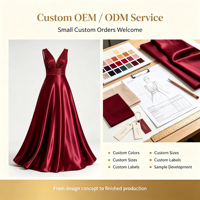 Robe de soirée longue pour femme, col en V, sans manches, corsage à sequins, en satin, coupe trapèze, pour mariage, banquet, occasions formelles, ODMOEM