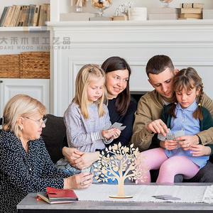 Targhetta 3D Personalizzata <span class=keywords><strong>in</strong></span> <span class=keywords><strong>Legno</strong></span> a Forma di Cuore con Albero Genealogico, Insegna <span class=keywords><strong>in</strong></span> <span class=keywords><strong>Legno</strong></span> Personalizzata con <span class=keywords><strong>Nomi</strong></span> di Famiglia per Lavoretti Fai-da-te, Regali Festa della Mamma, Decorazioni per la Casa - Product Image 2