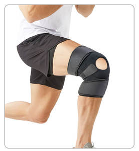 Genouillère de protection professionnelle réglable pour l'escalade, avec soutien rotulien, respirante, légère et fermeture à cordon de serrage - Product Image 4